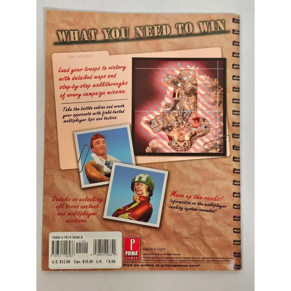 Battalion Wars 2 Field Manual Prima 2007 Nintendo
